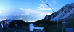 Archiv Foto Webcam Axams: Blick vom Birgitzköpflhaus 19:00