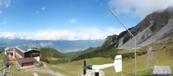 Archiv Foto Webcam Axams: Blick vom Birgitzköpflhaus 13:00