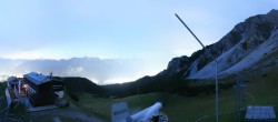 Archiv Foto Webcam Axams: Blick vom Birgitzköpflhaus 19:00