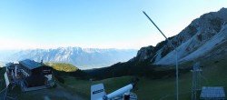 Archiv Foto Webcam Axams: Blick vom Birgitzköpflhaus 07:00