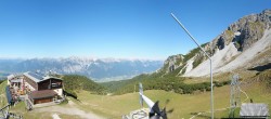 Archiv Foto Webcam Axams: Blick vom Birgitzköpflhaus 13:00