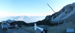 Archiv Foto Webcam Axams: Blick vom Birgitzköpflhaus 07:00