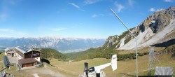 Archiv Foto Webcam Axams: Blick vom Birgitzköpflhaus 13:00