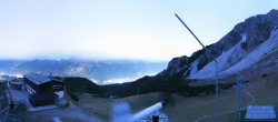 Archiv Foto Webcam Axams: Blick vom Birgitzköpflhaus 05:00