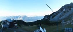 Archiv Foto Webcam Axams: Blick vom Birgitzköpflhaus 07:00