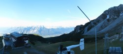 Archiv Foto Webcam Axams: Blick vom Birgitzköpflhaus 08:00