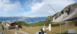 Archiv Foto Webcam Axams: Blick vom Birgitzköpflhaus 13:00