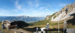 Archiv Foto Webcam Axams: Blick vom Birgitzköpflhaus 15:00