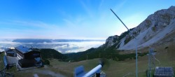 Archiv Foto Webcam Axams: Blick vom Birgitzköpflhaus 05:00