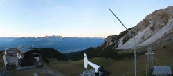 Archiv Foto Webcam Axams: Blick vom Birgitzköpflhaus 17:00
