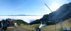 Archiv Foto Webcam Axams: Blick vom Birgitzköpflhaus 21:00