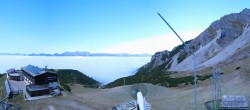 Archiv Foto Webcam Axams: Blick vom Birgitzköpflhaus 05:00