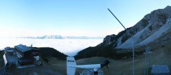 Archiv Foto Webcam Axams: Blick vom Birgitzköpflhaus 07:00