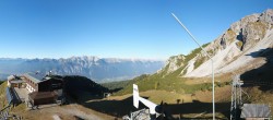 Archiv Foto Webcam Axams: Blick vom Birgitzköpflhaus 15:00