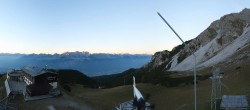 Archiv Foto Webcam Axams: Blick vom Birgitzköpflhaus 17:00