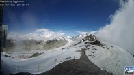 Archiv Foto Webcam Aletsch Arena: Grosser Aletschgletscher (Eggishorn) 09:00