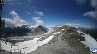 Archiv Foto Webcam Aletsch Arena: Grosser Aletschgletscher (Eggishorn) 13:00