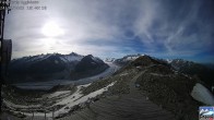 Archiv Foto Webcam Aletsch Arena: Grosser Aletschgletscher (Eggishorn) 17:00
