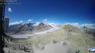 Archiv Foto Webcam Aletsch Arena: Grosser Aletschgletscher (Eggishorn) 13:00