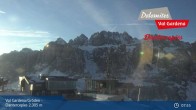 Archiv Foto Webcam Gröden - Dantercepies Bergstation 07:00