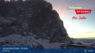 Archived image Webcam Val Gardena - Piz Sella 00:00