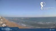 Archived image Webcam Timmendorfer Beach: View Meerwasserhallenbad 07:00