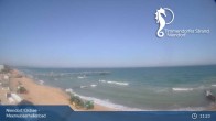 Archived image Webcam Timmendorfer Beach: View Meerwasserhallenbad 10:00