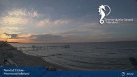 Archived image Webcam Timmendorfer Beach: View Meerwasserhallenbad 00:00