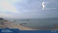 Archived image Webcam Timmendorfer Beach: View Meerwasserhallenbad 14:00