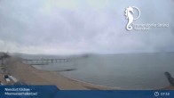 Archived image Webcam Timmendorfer Beach: View Meerwasserhallenbad 06:00
