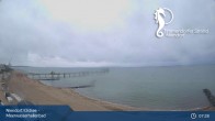 Archived image Webcam Timmendorfer Beach: View Meerwasserhallenbad 07:00