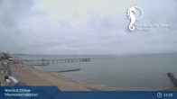 Archived image Webcam Timmendorfer Beach: View Meerwasserhallenbad 10:00
