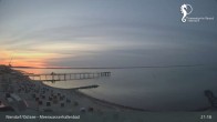 Archived image Webcam Timmendorfer Beach: View Meerwasserhallenbad 02:00