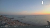 Archived image Webcam Timmendorfer Beach: View Meerwasserhallenbad 04:00