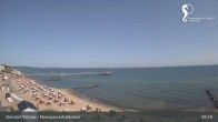 Archiv Foto Webcam Timmendorfer Strand: Ausblick Meerwasserhallenbad 08:00