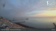 Archived image Webcam Timmendorfer Beach: View Meerwasserhallenbad 04:00