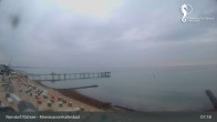 Archived image Webcam Timmendorfer Beach: View Meerwasserhallenbad 06:00