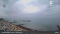 Archived image Webcam Timmendorfer Beach: View Meerwasserhallenbad 07:00