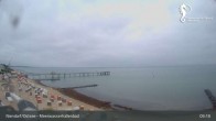 Archived image Webcam Timmendorfer Beach: View Meerwasserhallenbad 08:00