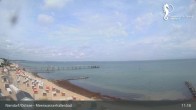Archived image Webcam Timmendorfer Beach: View Meerwasserhallenbad 10:00