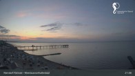 Archived image Webcam Timmendorfer Beach: View Meerwasserhallenbad 02:00