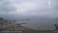 Archived image Webcam Timmendorfer Beach: View Meerwasserhallenbad 10:00