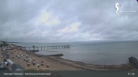 Archived image Webcam Timmendorfer Beach: View Meerwasserhallenbad 10:00