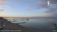 Archived image Webcam Timmendorfer Beach: View Meerwasserhallenbad 02:00