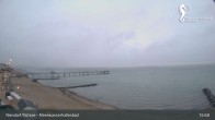 Archived image Webcam Timmendorfer Beach: View Meerwasserhallenbad 00:00