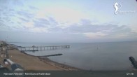 Archived image Webcam Timmendorfer Beach: View Meerwasserhallenbad 06:00
