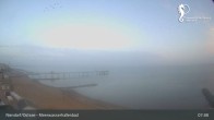 Archived image Webcam Timmendorfer Beach: View Meerwasserhallenbad 07:00