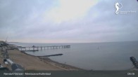 Archived image Webcam Timmendorfer Beach: View Meerwasserhallenbad 08:00