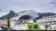 Archiv Foto Webcam Blick auf das Passionstheater Oberammergau 09:00