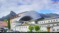 Archived image Webcam View at the famous Passion Theater in Oberammergau 07:00